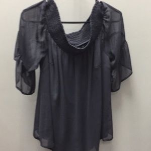 Torrid Gray Blouse size 0x